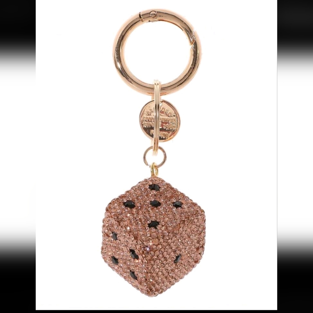 Large Dice Bag Charm/ Keychain New, Color Opts, Price For 1 Charm - Picture 7 of 11
